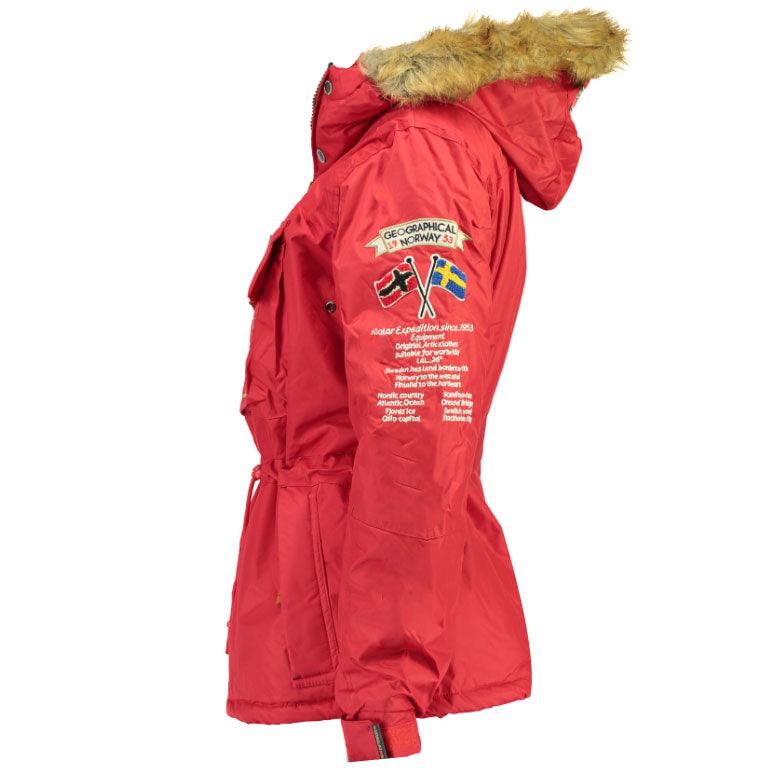 Parka De Mujer Boomera Rojo