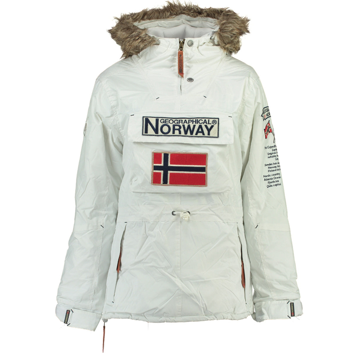 Anorak Norway Chaqueta Blanca Mujer PARKA DE MUJER BOOMERA