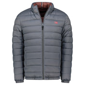 Parka De Hombre California Reversible Gris Oscuro / Burdeos