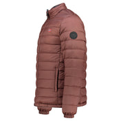 Parka De Hombre California Reversible Gris Oscuro / Burdeos
