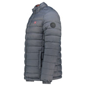Parka De Hombre California Reversible Gris Oscuro / Burdeos