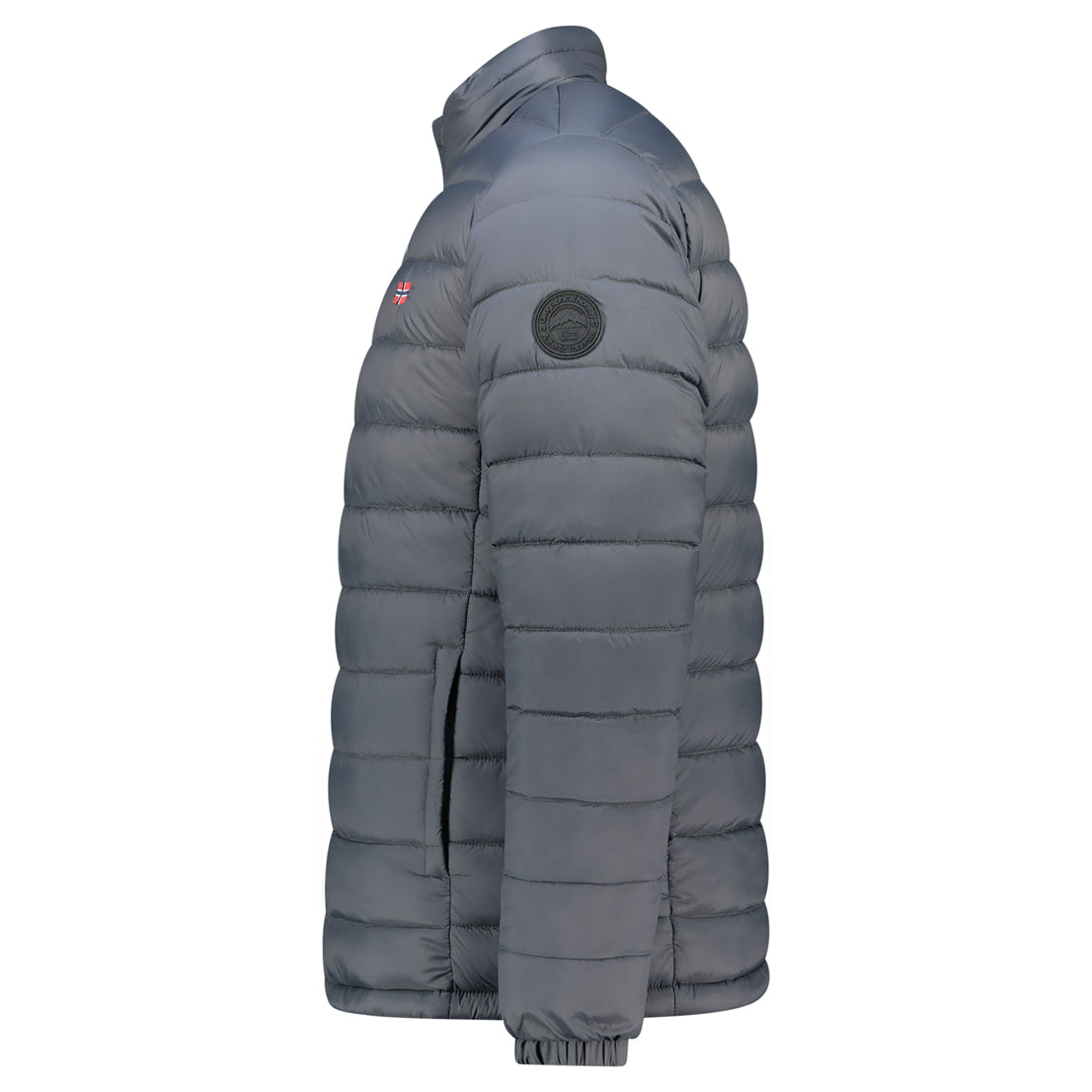 Parka De Hombre California Reversible Gris Oscuro / Burdeos