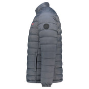 Parka De Hombre California Reversible Gris Oscuro / Burdeos