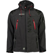 Chaqueta Softshell De Hombre Techno Gris Oscuro