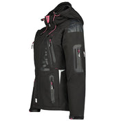 Softshell De Mujer Tisland Negro / Llamativo Rosa