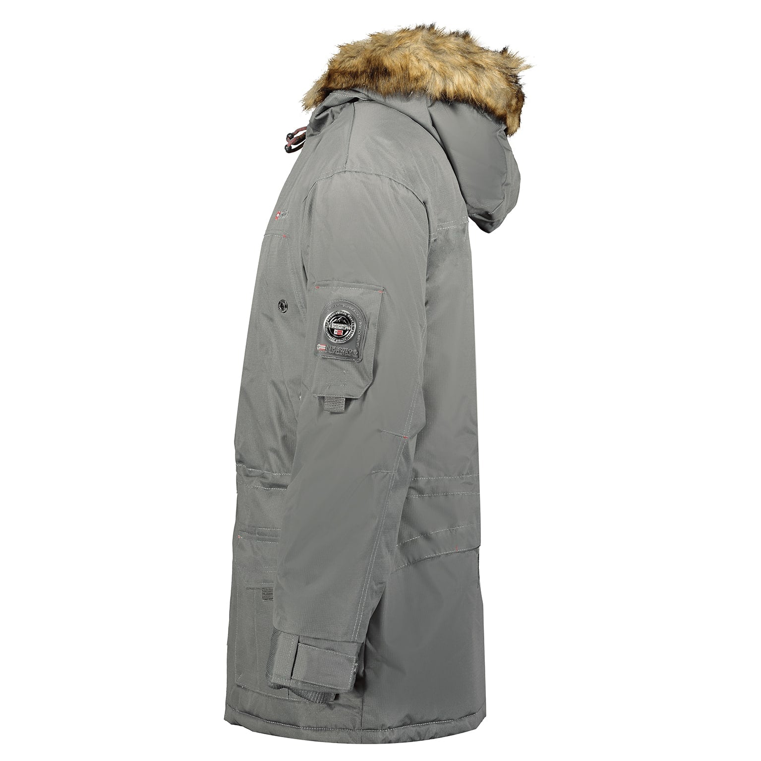 Parka De Hombre Abiosaure Gris Oscuro