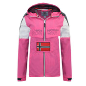 Chaqueta De Mujer Astina Full Zip Rosa Llamativo