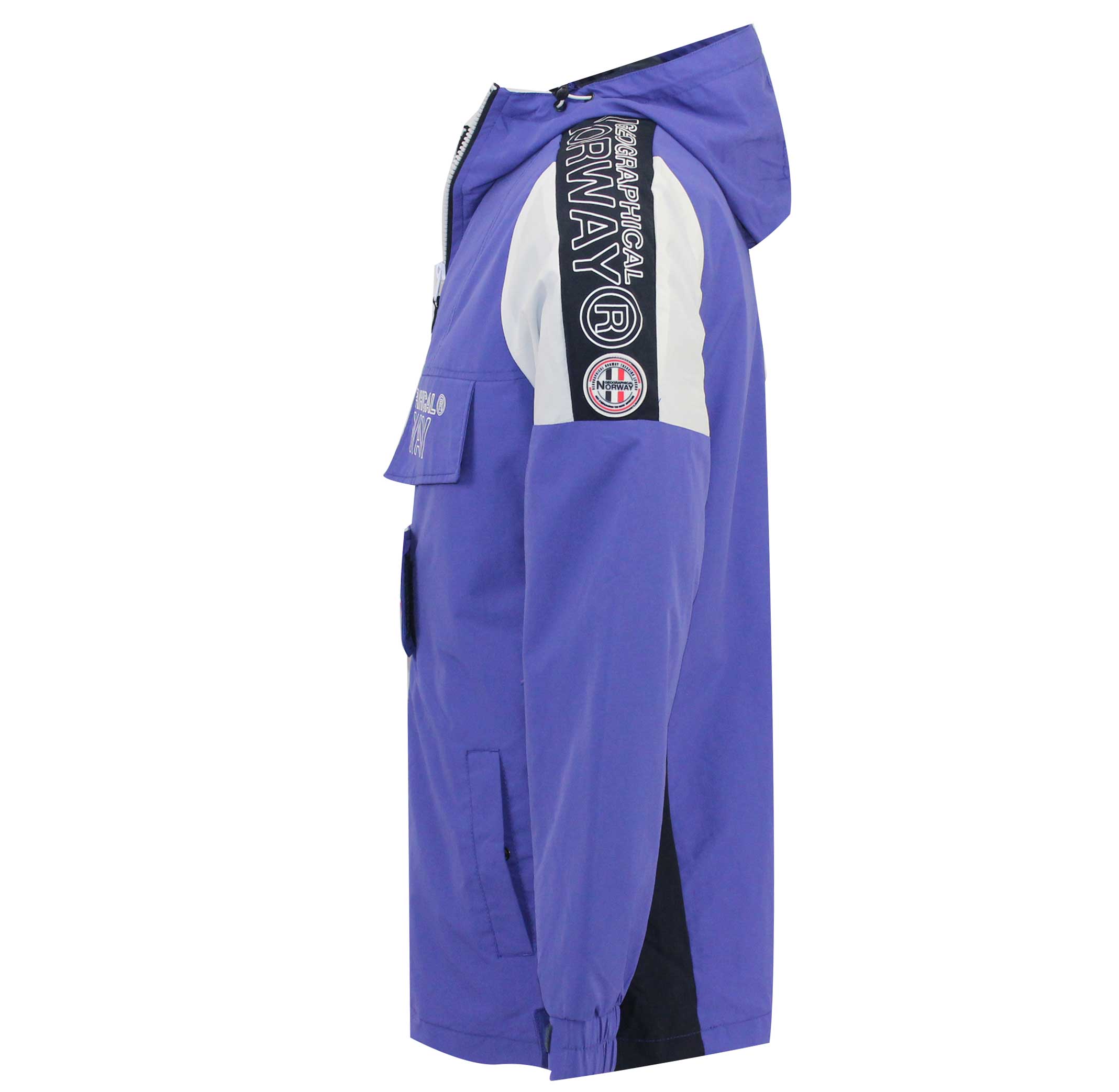 Chaqueta De Niño Astino Full Zip Azul Eléctrico
