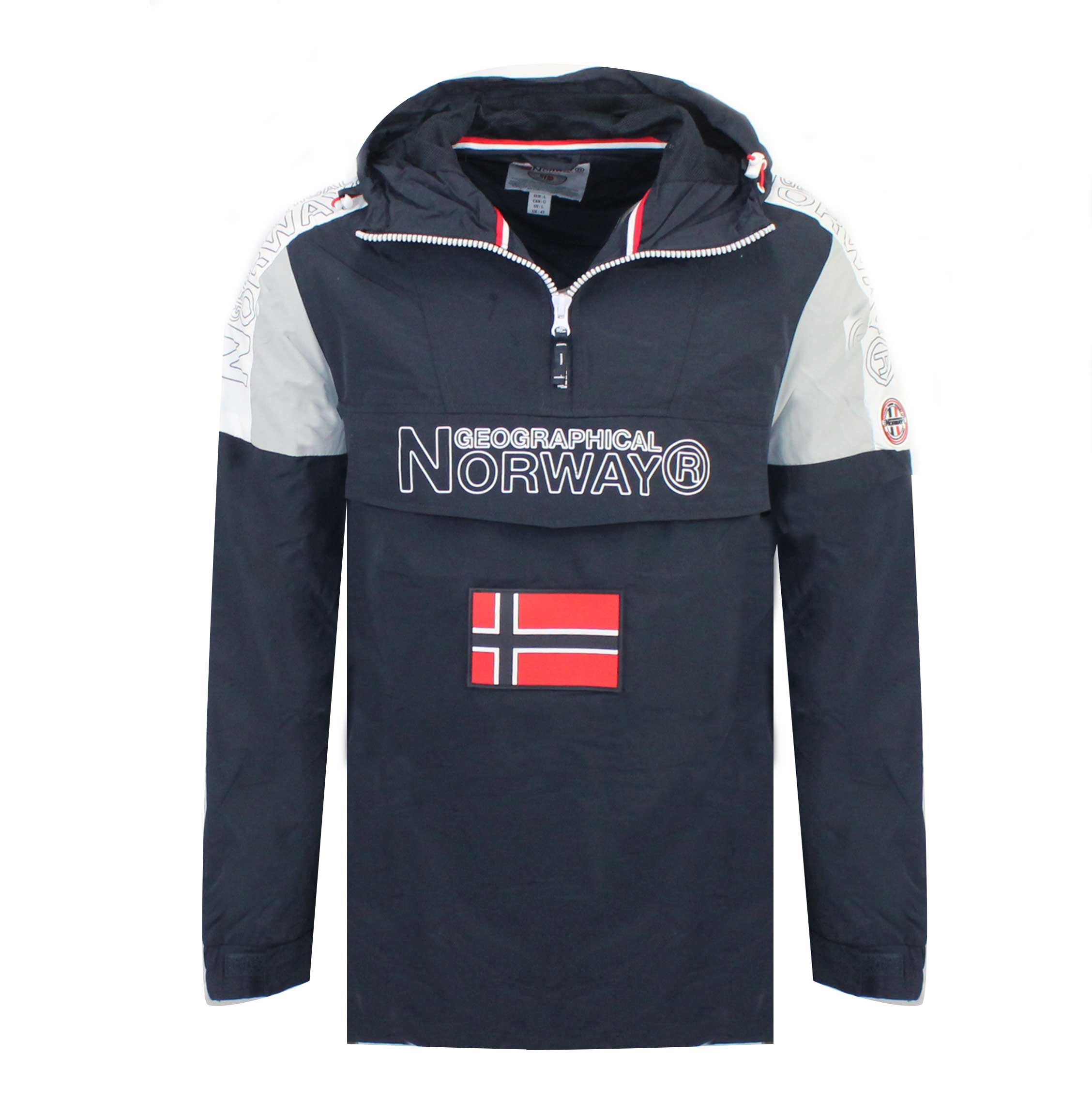 Chaqueta De Hombre Astino Half Zip Azul Marino