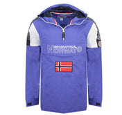 Chaqueta De Hombre Astino Half Zip Azul Eléctrico