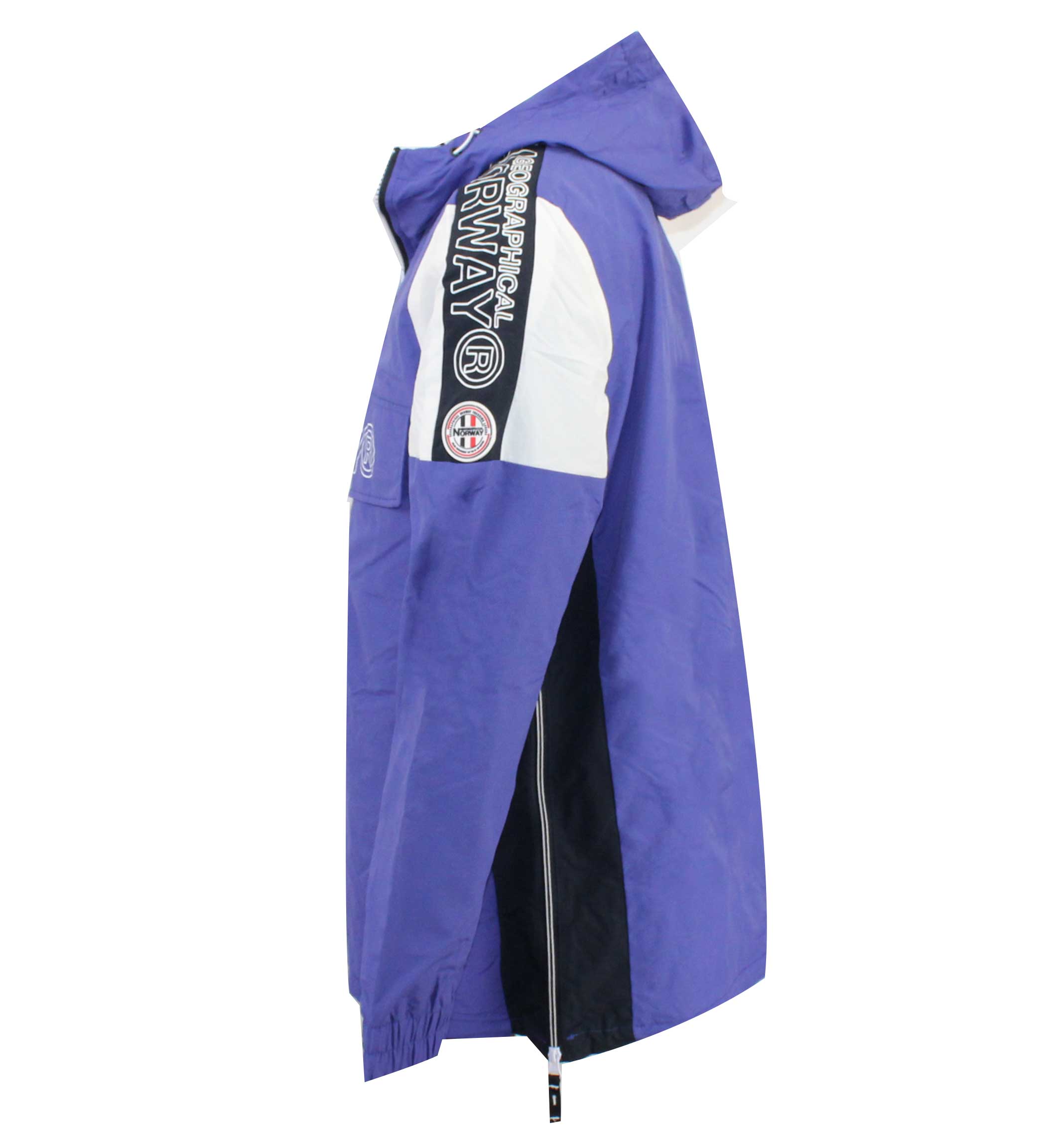 Chaqueta De Hombre Astino Half Zip Azul Eléctrico