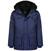 Parka De Hombre Alcaleak Azul Marino