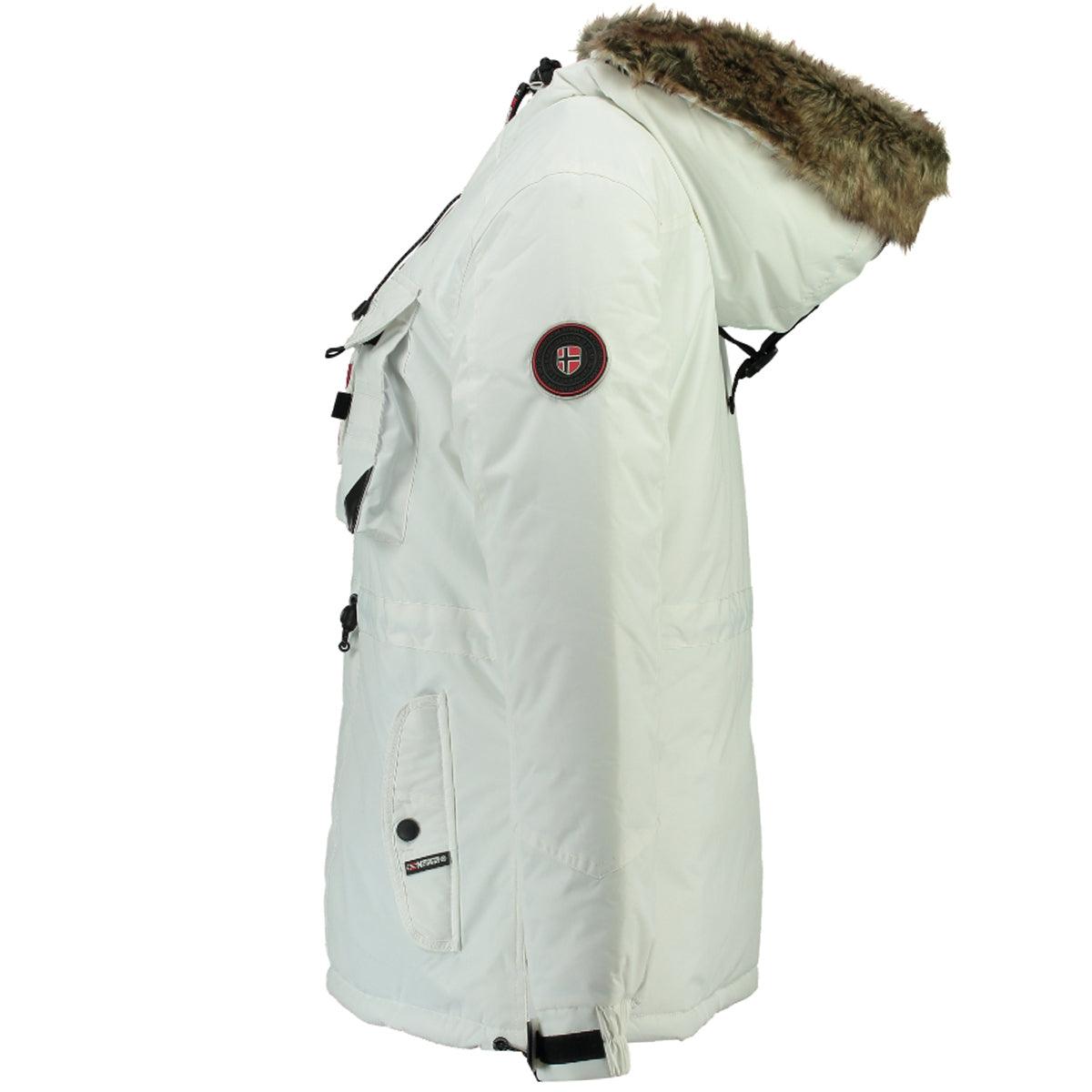 Parka De Niña Baby Blanco