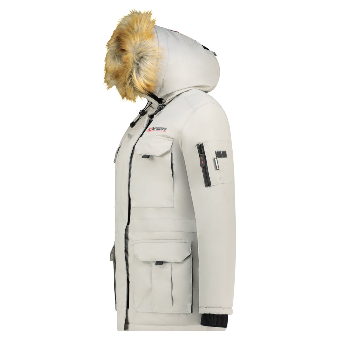 Parka De Mujer Baliverne Gris Claro