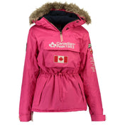 Parka De Niña Banina Rosa Llamativo