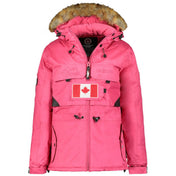 Parka De Niña Bantouneaka Rosa Llamativo