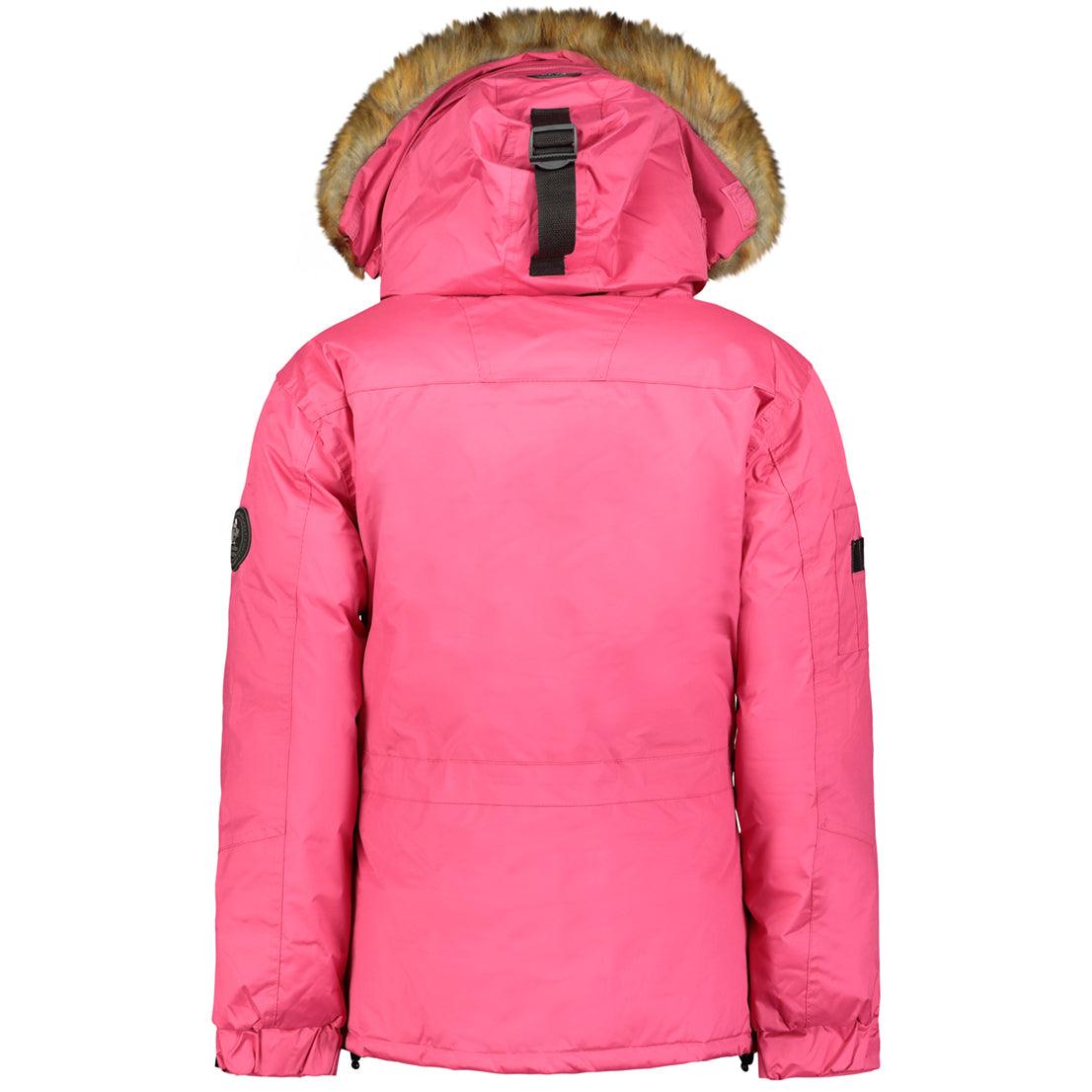 Parka De Niña Bantouneaka Rosa Llamativo