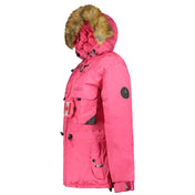Parka De Niña Bantouneaka Rosa Llamativo