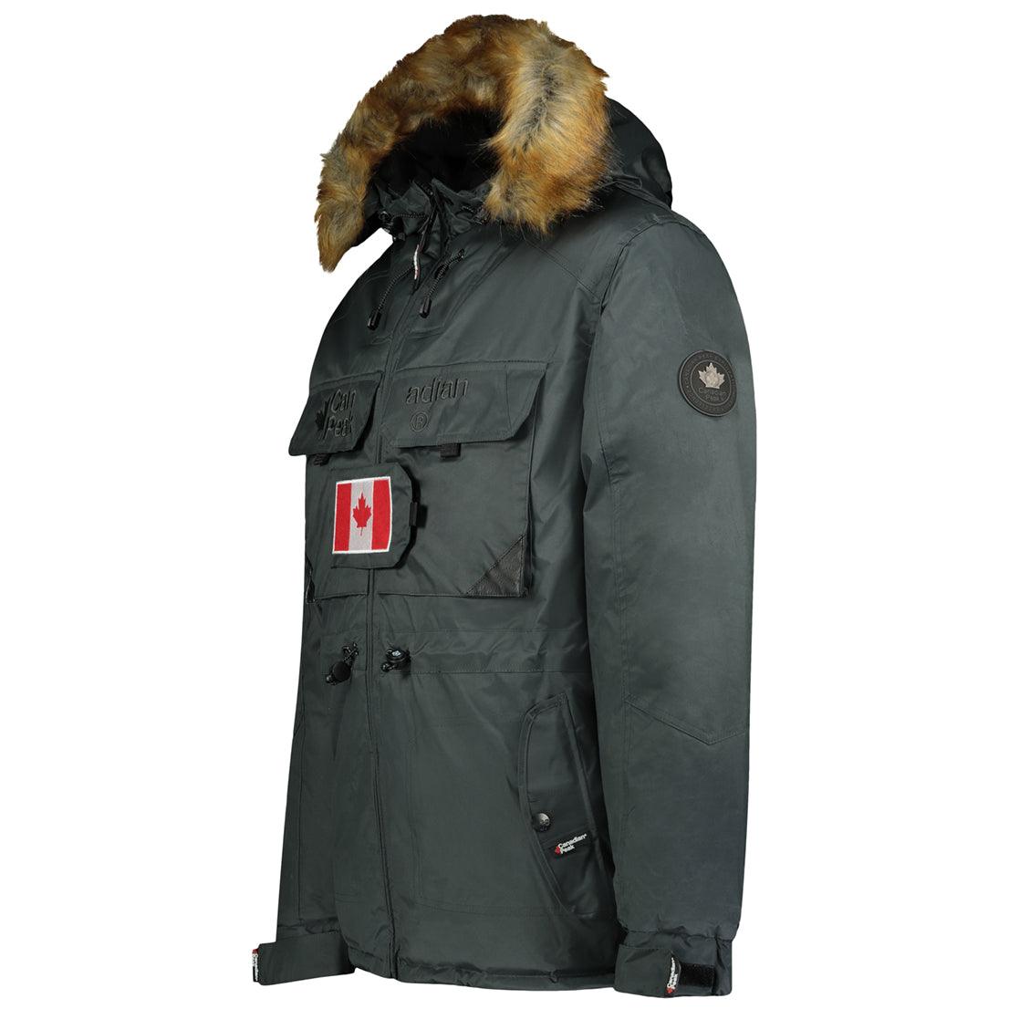 Parka De Hombre Bantouneak Gris Oscuro