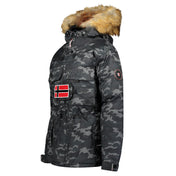 Parka De Mujer Bellaciao Camuflaje Negro