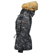 Parka De Mujer Bellaciao Camuflaje Negro