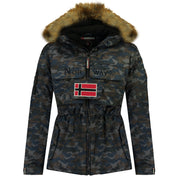 Parka Hombre Bench Camo 068 Azul Marino