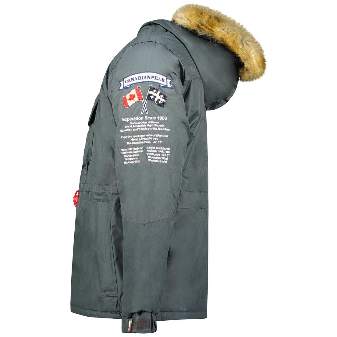 Parka De Hombre Bonopeak Gris Oscuro