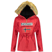 Parka De Mujer Boomera Rojo
