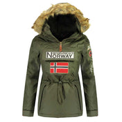 Parka De Mujer Boomera Caqui