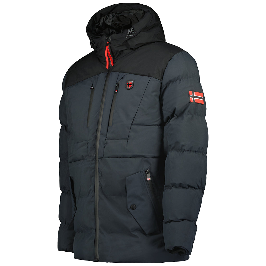 Parka De Hombre Cachot Azul Marino / Negro