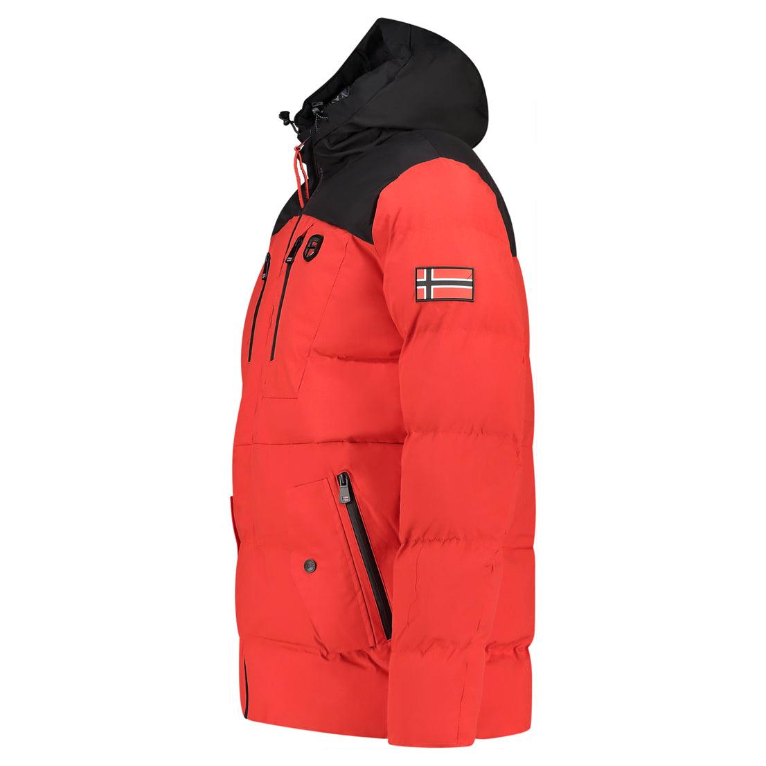 Parka De Hombre Cachot Rojo / Negro