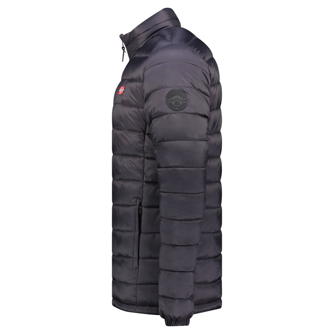 Parka De Hombre California Reversible Negro / Marrón