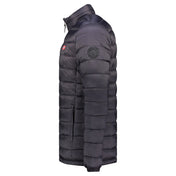 Parka De Hombre California Reversible Negro / Marrón