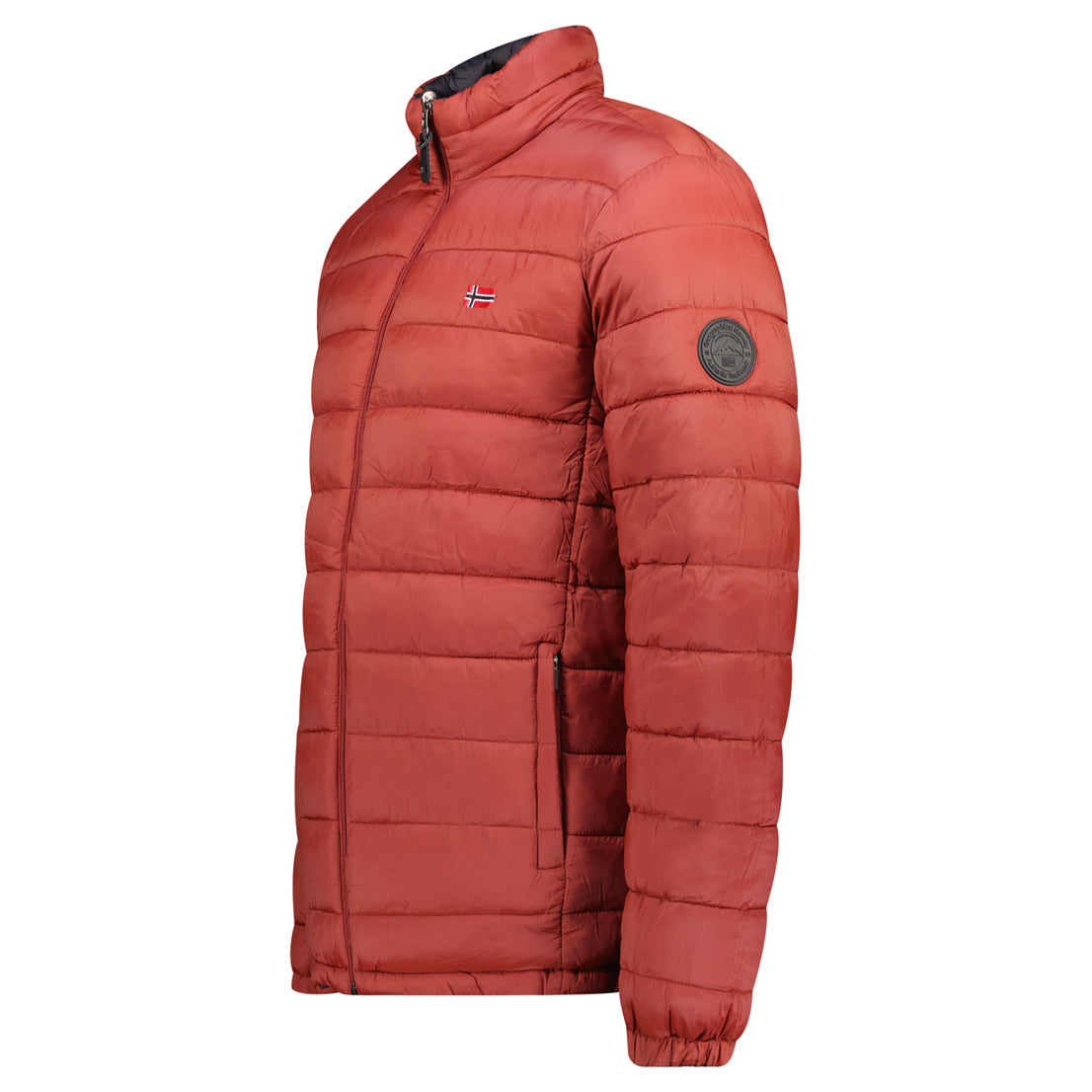 Parka De Hombre California Reversible Negro / Marrón