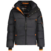 Parka Hombre Calix Negro / Rojo