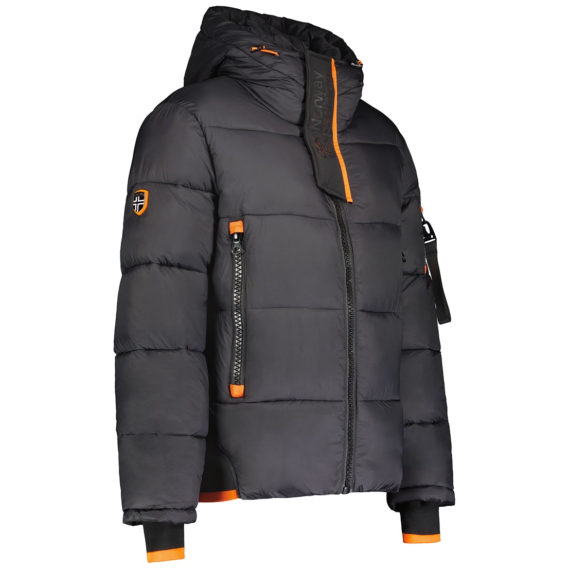 Parka Hombre Calix Negro / Rojo