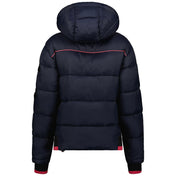 Parka De Mujer Calix Azul Marino /  Llamativo Rosa