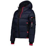Parka De Mujer Calix Azul Marino /  Llamativo Rosa