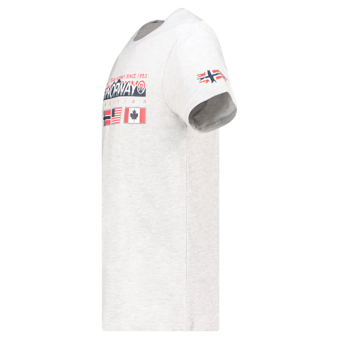 Camiseta Hombre Jopeako Gris Melange