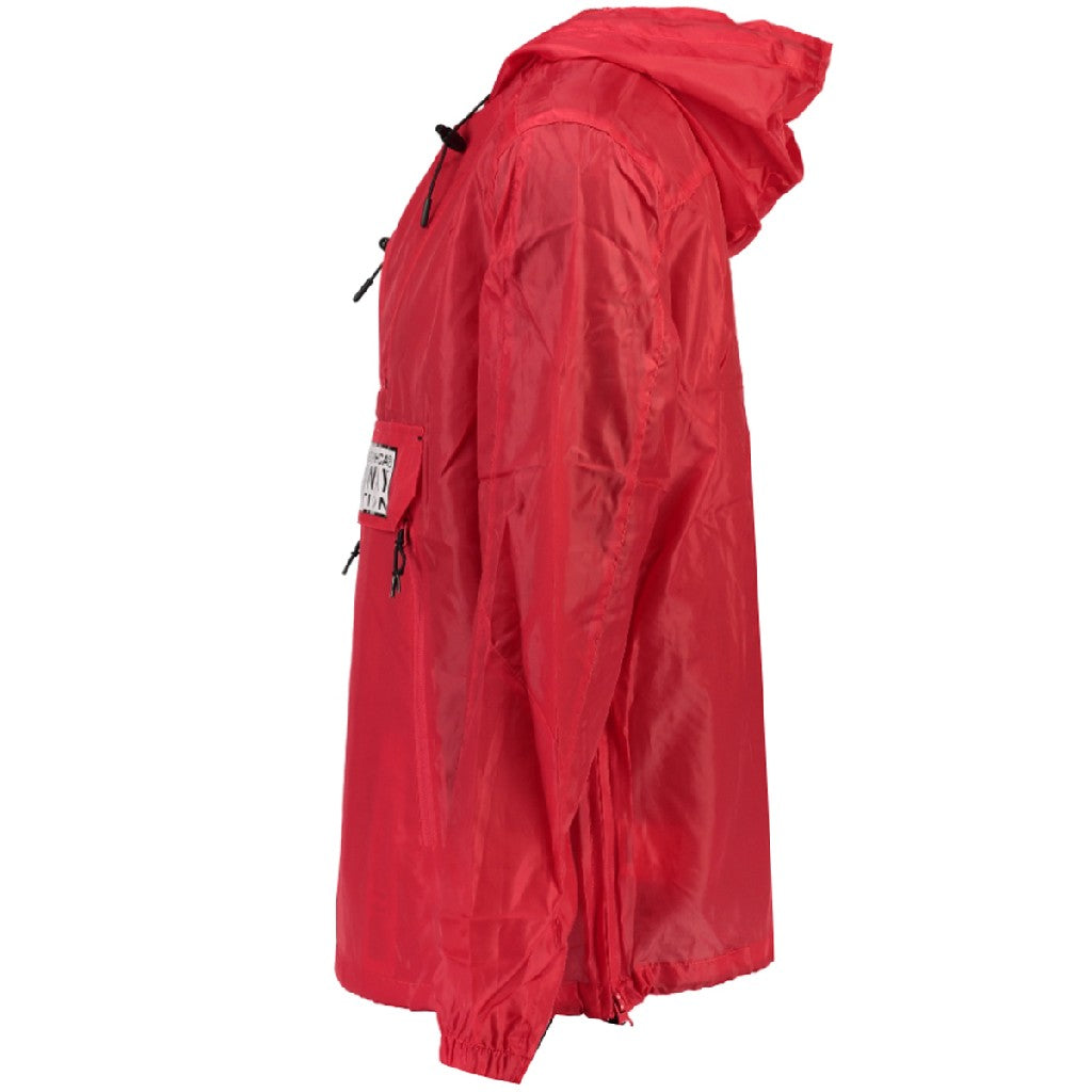 Parka Cortavientos De Hombre Downcity Rojo