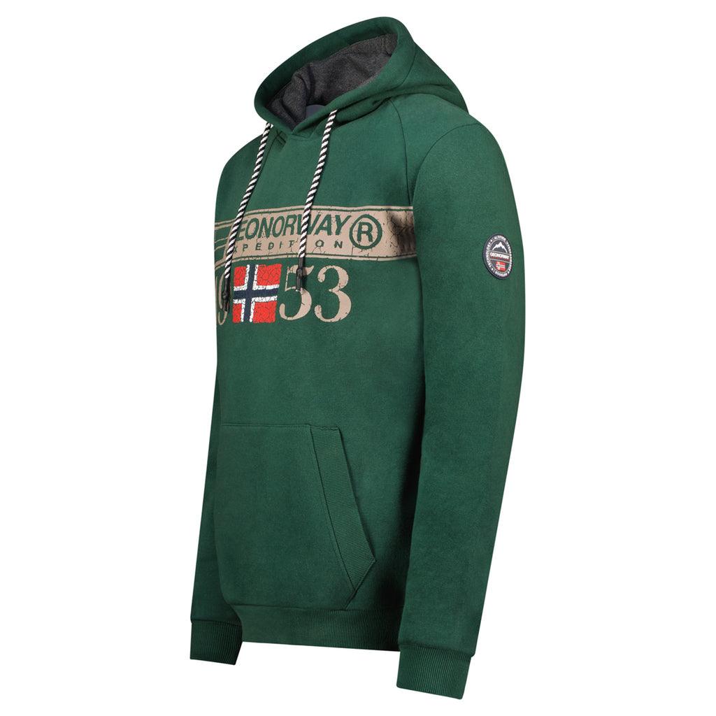 Sudadera De Hombre Fastlife Verde Oscuro
