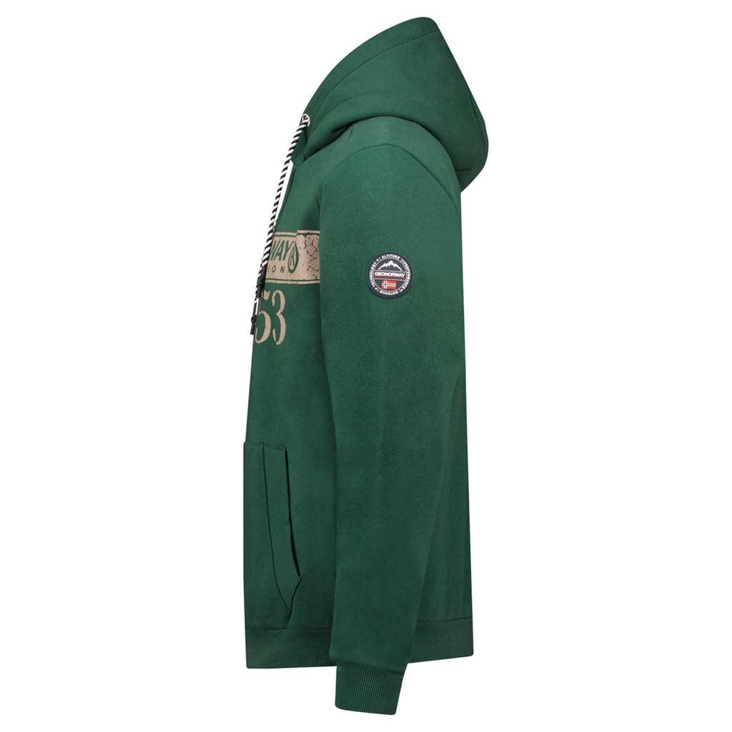 Sudadera De Hombre Fastlife Verde Oscuro