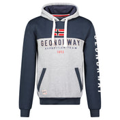 Sudadera De Hombre Ferato Contrast Gris Melange