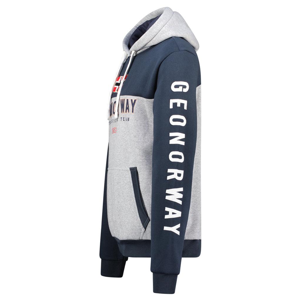 Sudadera De Hombre Ferato Contrast Gris Melange
