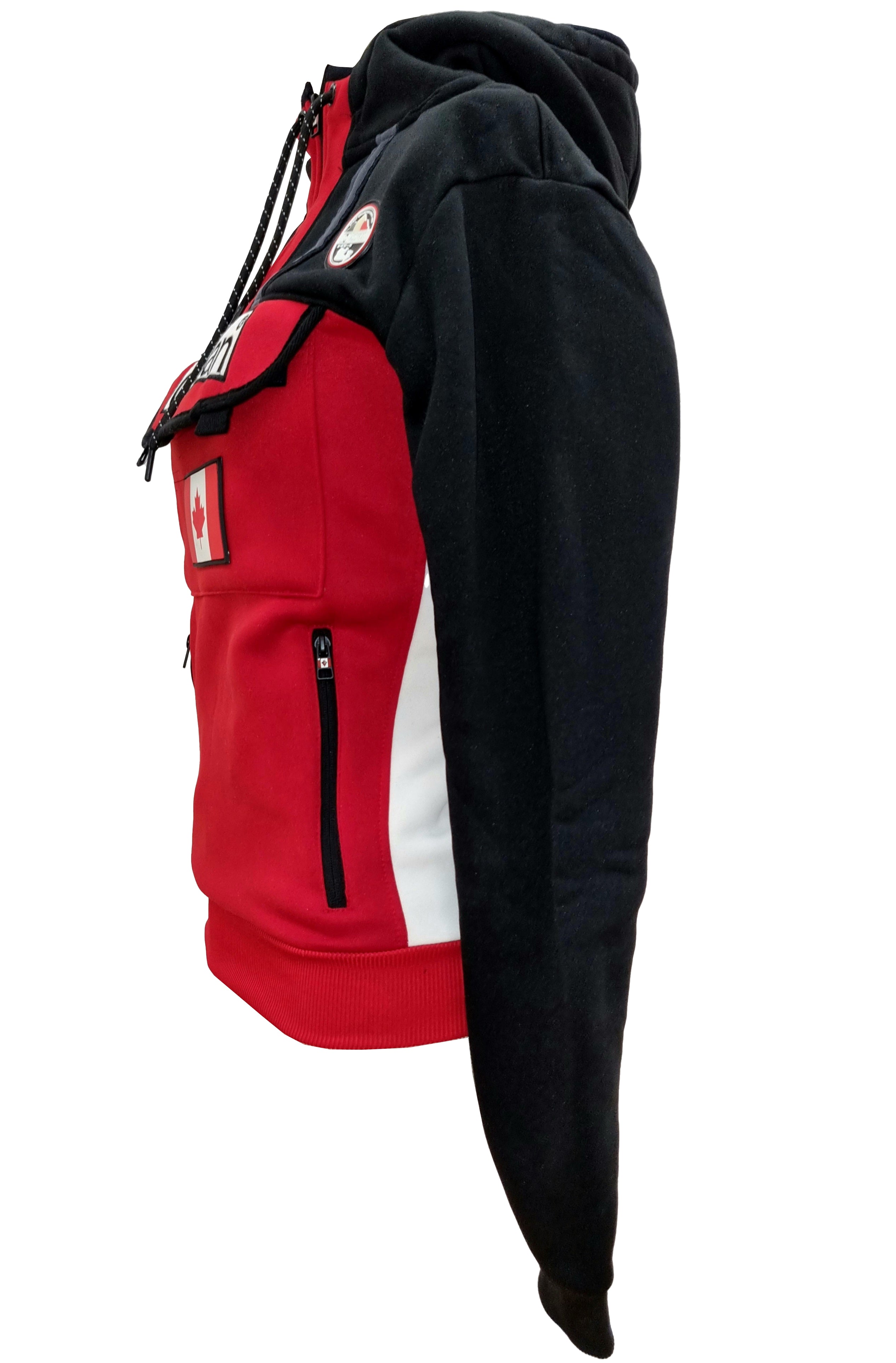 Sudadera De Hombre Fitakeak Negro / Rojo