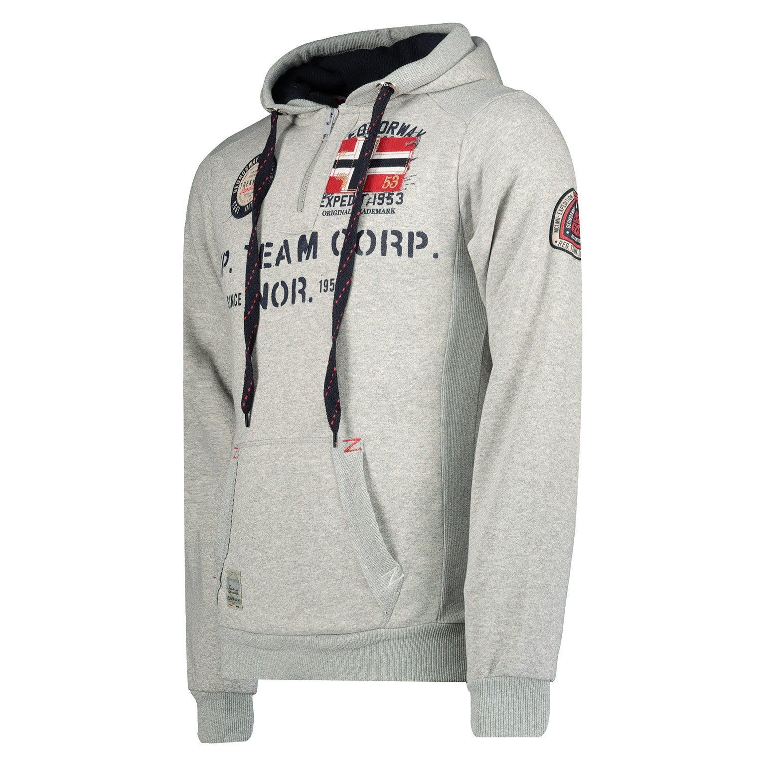 Sudadera De Hombre Goptaine Gris Claro
