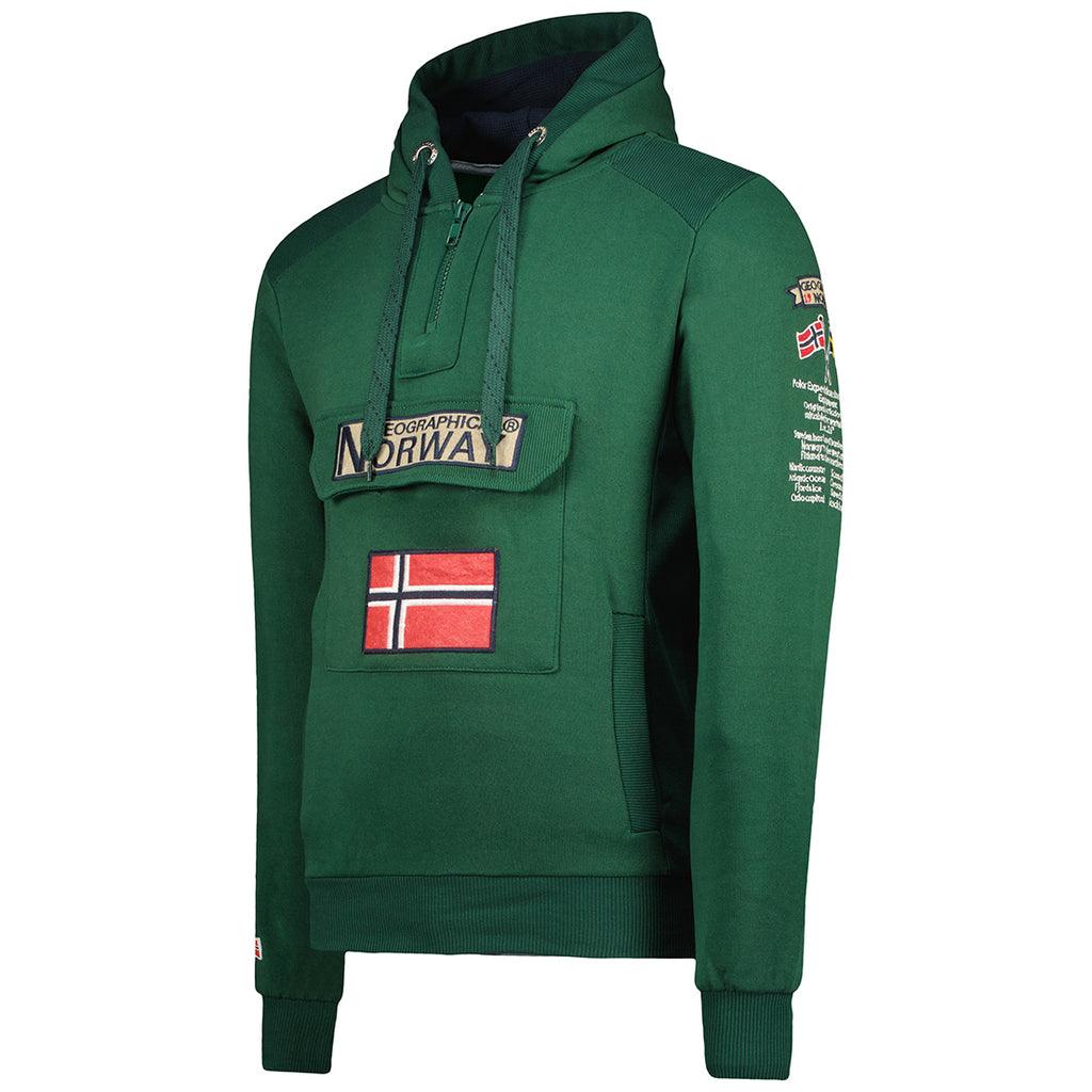 Sudadera Hombre Gymclass Verde Oscuro
