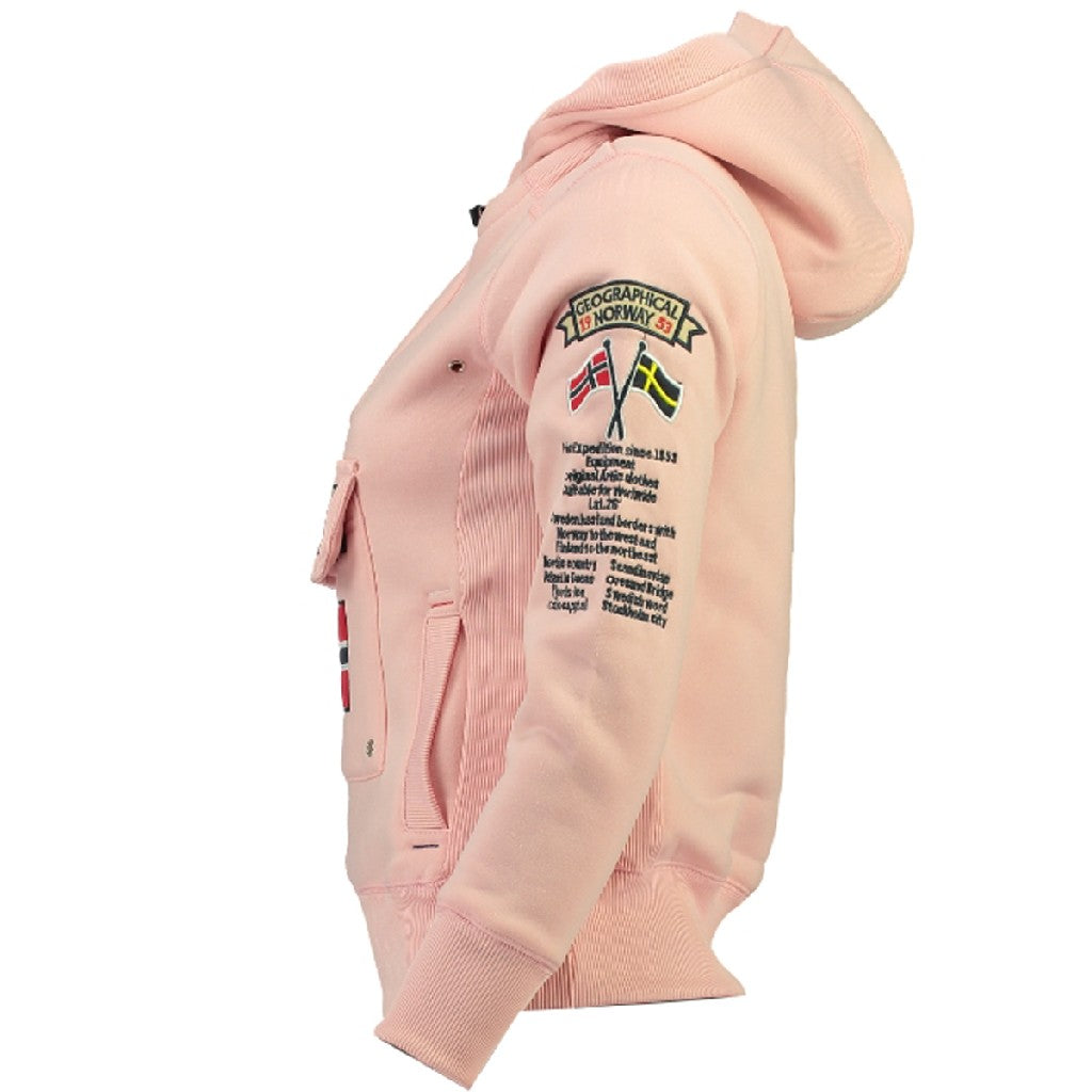 Sudadera De Niña Gymclass Rosa Claro