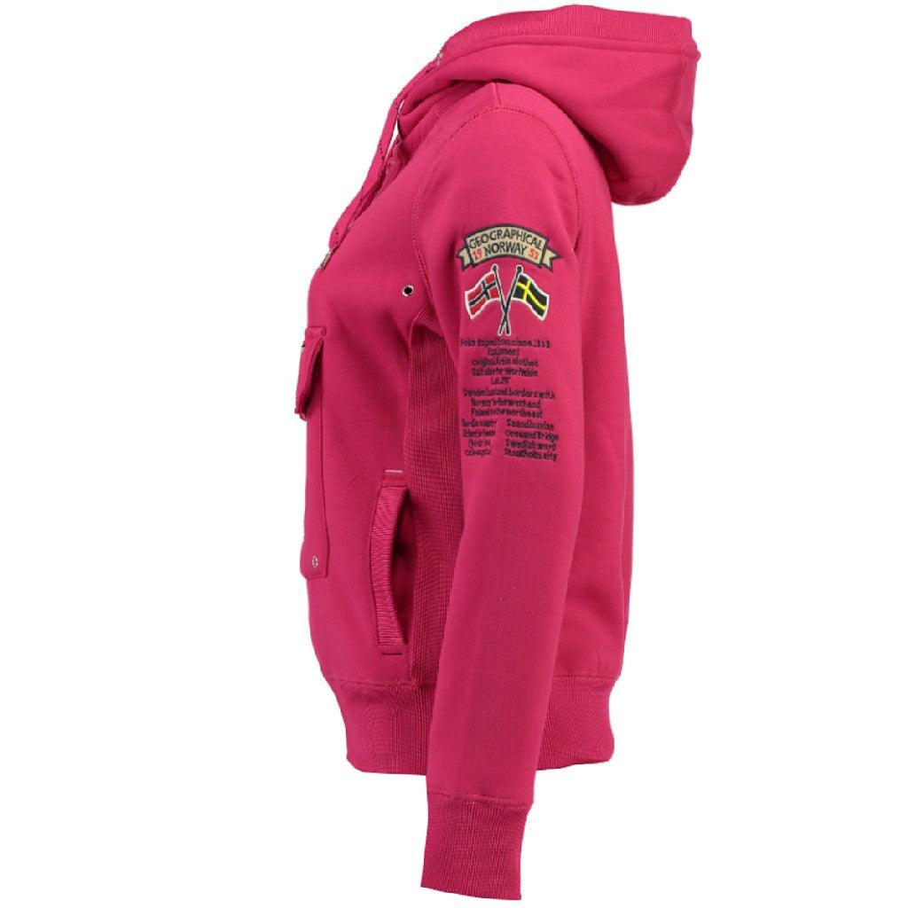 Sudadera Mujer Gymclass Fucsia