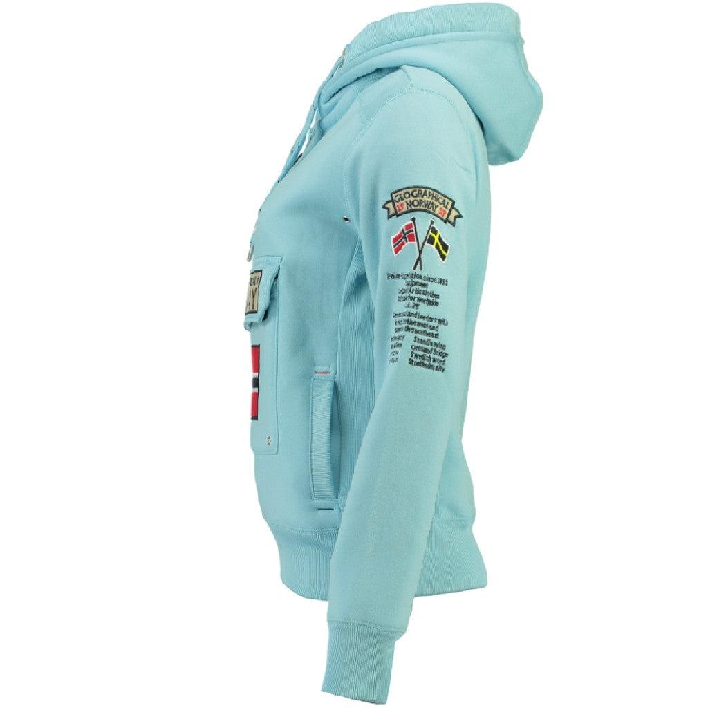 Sudadera De Mujer Gymclass Azul Cielo